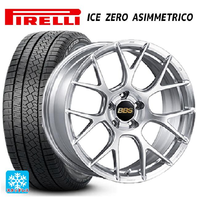 トヨタ bZ4X(11/15系)用 235/60R18 107H XL ピレリ アイスゼロ アシンメトリコ 正規品 # BBS RE-V7 DS 新品スタッドレスタイヤホイール 4本セット