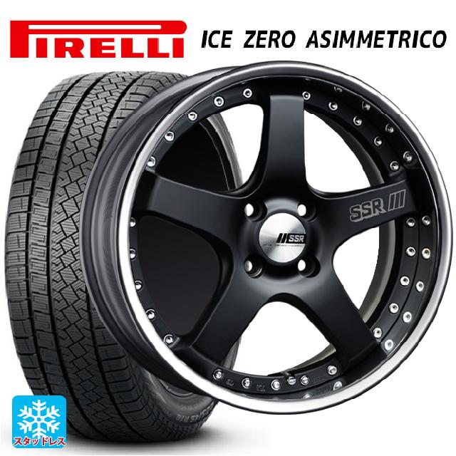 トヨタ プリウス(60系)用 2024年製 195/60R17 90H ピレリ アイスゼロ アシンメトリコ 正規品 # タナベ SSR プロフェッサー SP4R フラットブラック 新品スタッドレスタイヤホイール 4本セット|タイヤホイール専門店コニシタイヤ