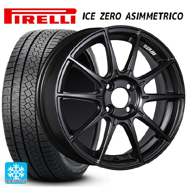 2024年製 195/60R17 90H ピレリ アイスゼロ アシンメトリコ 正規品 # タナベ SSR GT X01 フラットブラック 17-7J 国産車用 スタッドレスタイヤホイール4本セット 101,290円