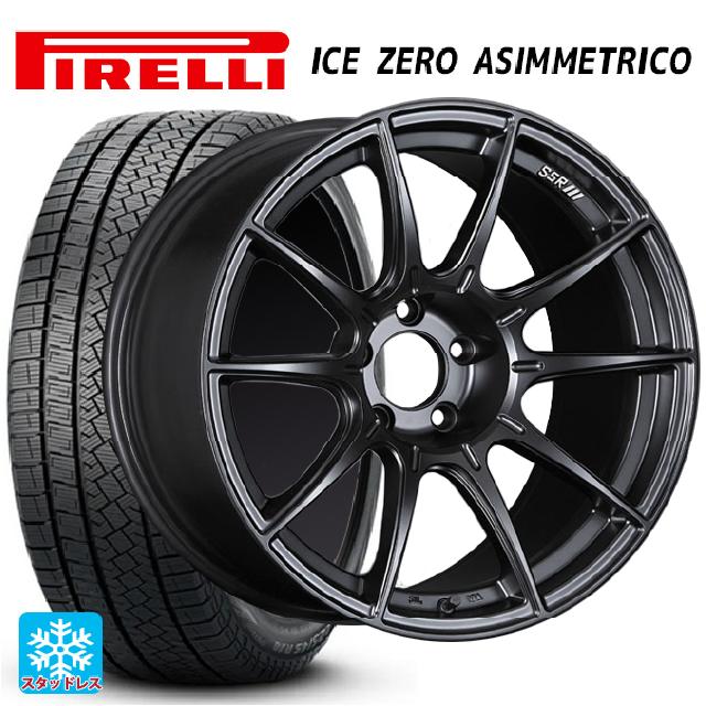 トヨタ アルファード(30系)用 235/50R18 101H XL ピレリ アイスゼロ アシンメトリコ 正規品 # タナベ SSR GT X01 フラットブラック 新品スタッドレスタイヤホイール 4本セット|タイヤホイール専門店コニシタイヤ