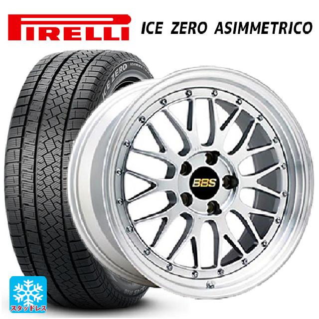 トヨタ bZ4X(11/15系)用 235/60R18 107H XL ピレリ アイスゼロ アシンメトリコ 正規品 # BBS LM DS-SLD 新品スタッドレスタイヤホイール 4本セット