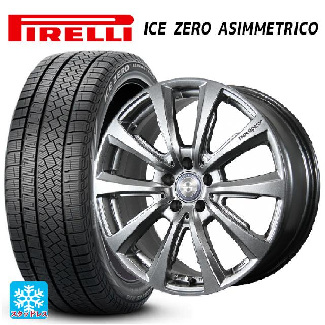 ミニ ミニクーパー(電気自動車)(J01)用 225/40R18 92H XL ピレリ アイスゼロ アシンメトリコ 正規品 # トピー チームスパルコ ヴァローザ バージョン02 MG 新品スタッドレスタイヤホイール 4本セット｜タイヤホイール専門店コニシタイヤ
