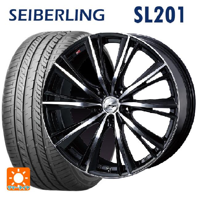 225/35R20 90Y XL セイバーリング セイバーリング SL201(ブリヂストン工場生産） ウェッズ レオニス WX BKMC 20-8.5J 国産車用 サマータイヤホイール4本セット