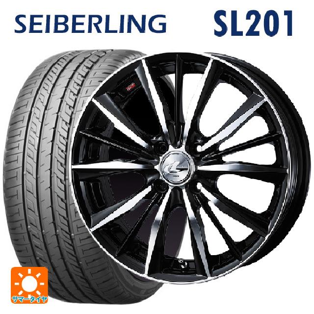 スズキ スイフト(ZC/ZD 13/43/53/83系)用 185/55R16 83V セイバーリング セイバーリング SL201(ブリヂストン工場生産） ウェッズ レオニス VX # BKMC 新品サマータイヤホイール 4本セット