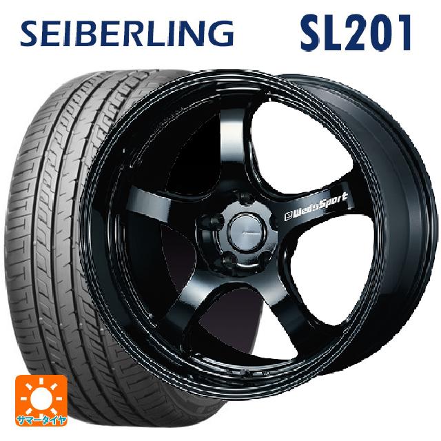 245/45R18 100W XL セイバーリング セイバーリング SL201(ブリヂストン工場生産） ウェッズ ウェッズスポーツ RN05M Gloss Black 18-8.5J 国産車用 サマータイヤホイール4本セット