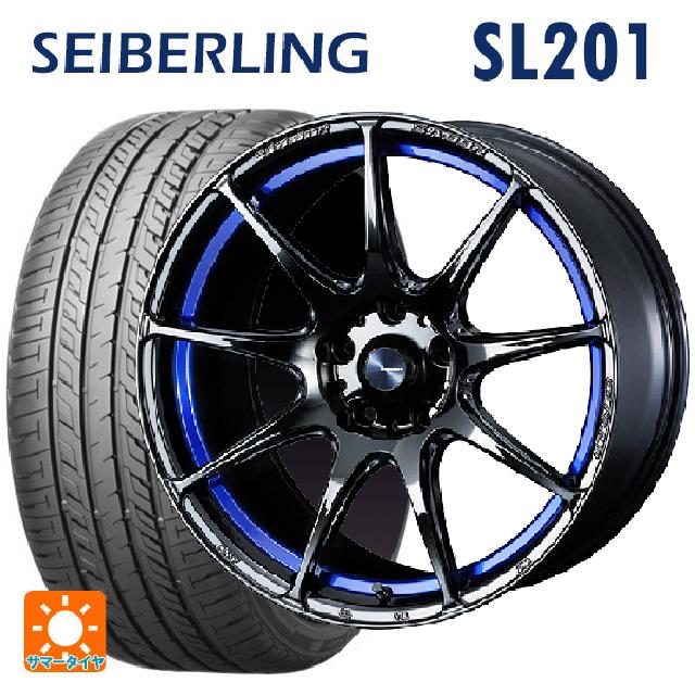 スズキ スイフトスポーツ(ZC33S)用 215/35R18 84W XL セイバーリング セイバーリング SL201(ブリヂストン工場生産) ウェッズ ウェッズスポーツ SA99R BLC2 新品サマータイヤホイール 4本セット|タイヤホイール専門店コニシタイヤ