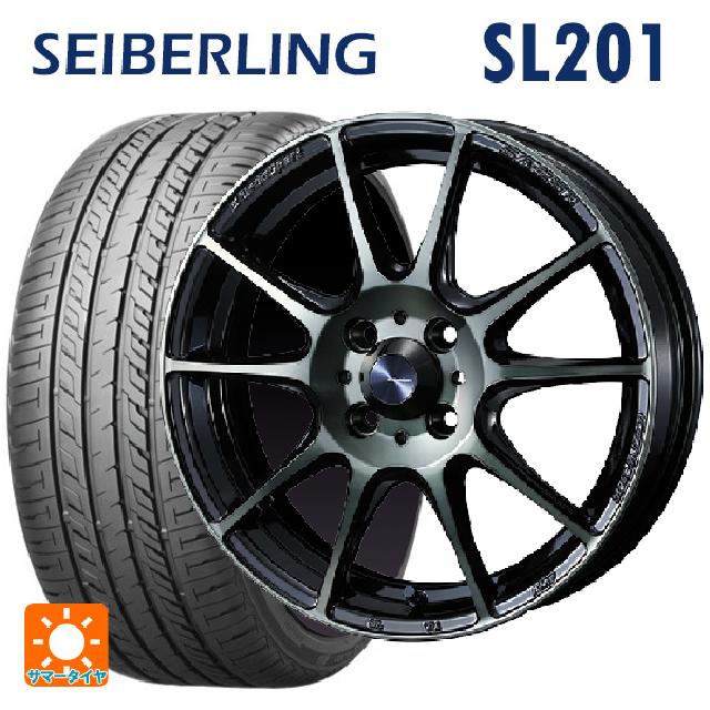 215/45R17 91W XL セイバーリング セイバーリング SL201(ブリヂストン工場生産） ウェッズ ウェッズスポーツ SA25R WBC 17-7J 国産車用 サマータイヤホイール4本セット｜タイヤホイール専門店コニシタイヤ