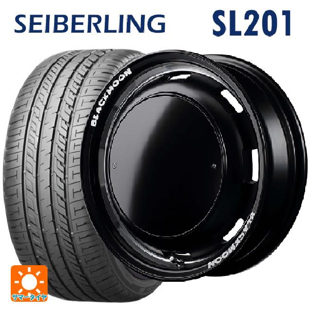 ミツビシ デリカミニ(FF車)(B3系)用 165/55R15 75V セイバーリング セイバーリング SL201(ブリヂストン工場生産） エムアイディー ガルシア シスコ ブラックムーンエディション セミグロスブラック＋リムヴァーレイポリッシュ＋セミグロスプレーンパッケージ 新品サマータイ