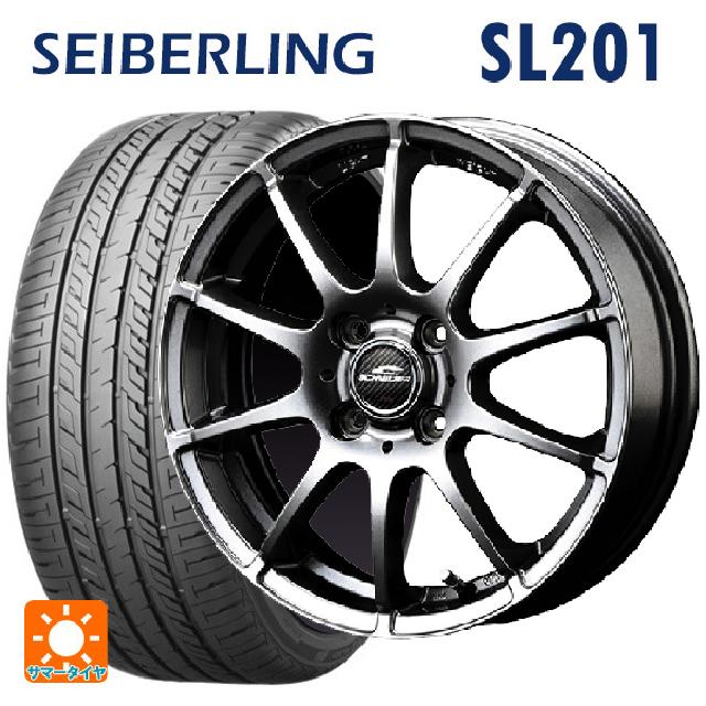 トヨタ ヤリス(10系)用 185/60R15 84H セイバーリング セイバーリング SL201(ブリヂストン工場生産) エムアイディー MIDホイール スタッグ メタリックグレー 新品サマータイヤホイール 4本セット