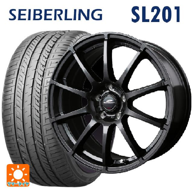 225/50R18 95W セイバーリング セイバーリング SL201(ブリヂストン工場生産) エムアイディー MIDホイール スタッグ(数量限定) ストロングガンメタ 18-7J 国産車用 サマータイヤホイール4本セット|タイヤホイール専門店コニシタイヤ