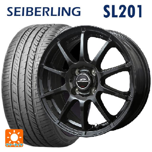 185/60R15 84H セイバーリング セイバーリング SL201(ブリヂストン工場生産） エムアイディー MIDホイール スタッグ（数量限定） # ストロングガンメタ 15-5.5J 国産車用 サマータイヤホイール4本セット