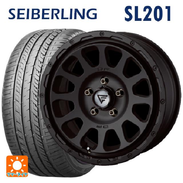 在庫有 215/60R16 95H セイバーリング セイバーリング SL201(ブリヂストン工場生産） エクシズルライン デルタフォース オーバル # マットブラック 16-7J 国産車用 サマータイヤホイール4本セット