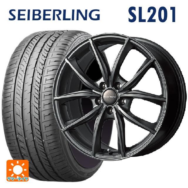 トヨタ アルファード(30系)用 245/40R19 98W XL セイバーリング セイバーリング SL201(ブリヂストン工場生産） ユーロテック MPライン マットチタニウム 新品サマータイヤホイール 4本セット｜タイヤホイール専門店コニシタイヤ