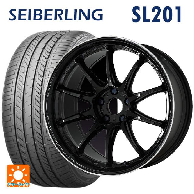 225/45R18 95W XL セイバーリング セイバーリング SL201(ブリヂストン工場生産） ワーク エモーション ZR10 BLKLC 18-7.5J 国産車用 サマータイヤホイール4本セット 116,930円