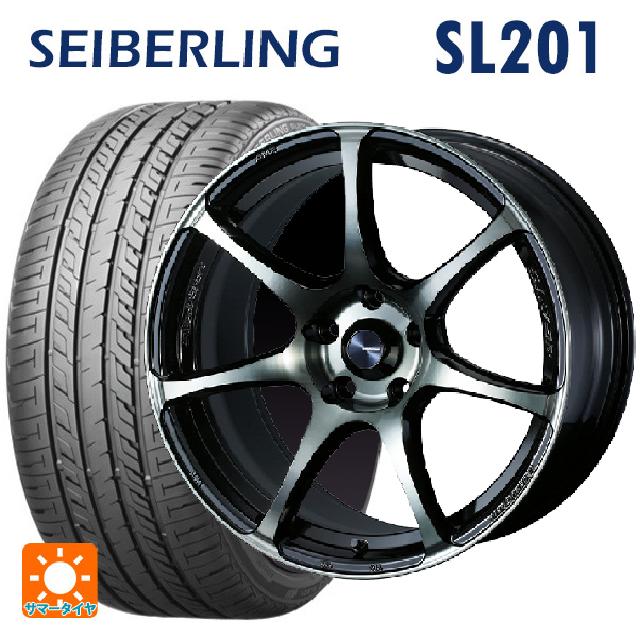 215/45R17 91W XL セイバーリング セイバーリング SL201(ブリヂストン工場生産) ウェッズ ウェッズスポーツ SA75R WBC 17-7J 国産車用 サマータイヤホイール4本セット|タイヤホイール専門店コニシタイヤ