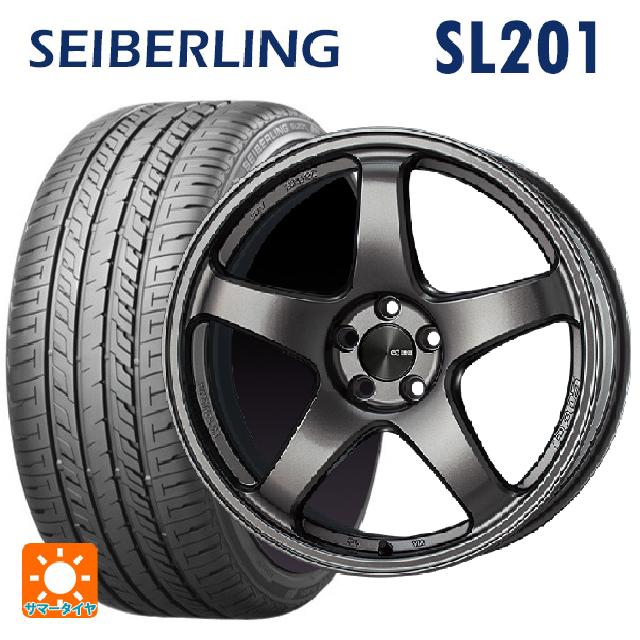 205/55R16 91V セイバーリング セイバーリング SL201(ブリヂストン工場生産） エンケイ パフォーマンスライン PF05 DS 16-6.5J 国産車用 サマータイヤホイール4本セット