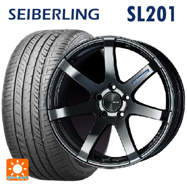 235/35R19 91W XL セイバーリング セイバーリング SL201(ブリヂストン工場生産) エンケイ パフォーマンスライン PF07 SBK 19-8J 国産車用 サマータイヤホイール4本セット|タイヤホイール専門店コニシタイヤ
