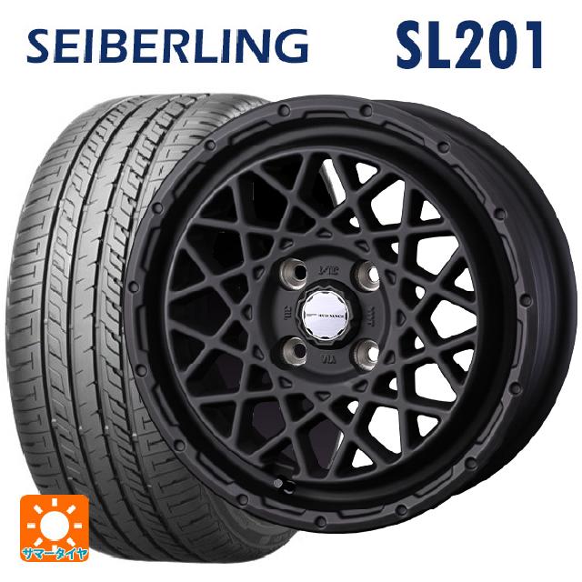 165/60R14 75H セイバーリング セイバーリング SL201(ブリヂストン工場生産） ウェッズ マッドヴァンス 09 FULL MAT BLACK 14-4.5J 国産車用 サマータイヤホイール4本セット 57,937円