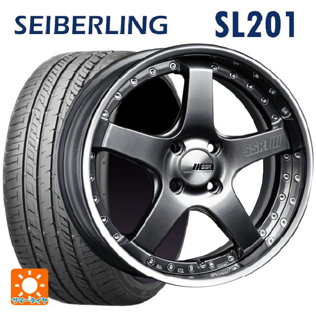 235/45R17 94W セイバーリング セイバーリング SL201(ブリヂストン工場生産） タナベ SSR プロフェッサー SP4R チタンシルバー 17-8J 国産車用 サマータイヤホイール4本セット