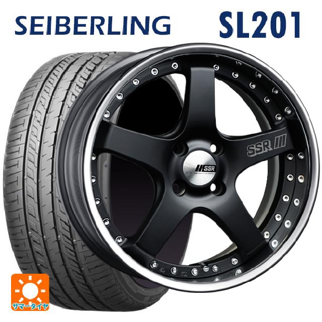 235/45R17 94W セイバーリング セイバーリング SL201(ブリヂストン工場生産） タナベ SSR プロフェッサー SP4R フラットブラック 17-8J 国産車用 サマータイヤホイール4本セット