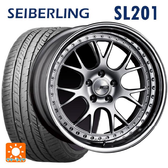 トヨタ GRカローラ(4BA-GZEA14H)用 235/40R18 95W XL セイバーリング セイバーリング SL201(ブリヂストン工場生産） タナベ SSR プロフェッサー MS3 シルバー 新品サマータイヤホイール 4本セット