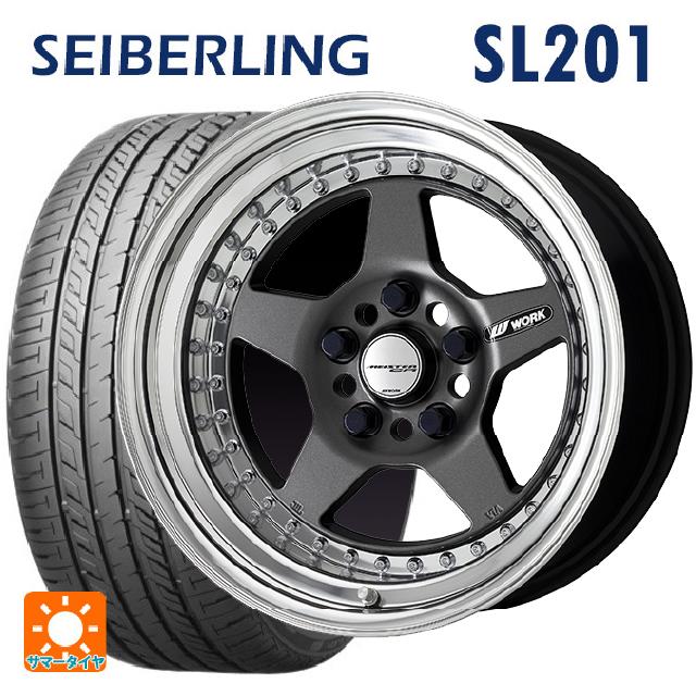 195/55R16 87V セイバーリング セイバーリング SL201(ブリヂストン工場生産） ワーク マイスター CR01 MGM 16-6.5J 国産車用 サマータイヤホイール4本セット