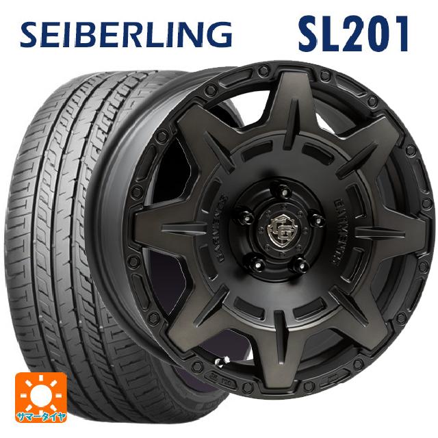 235/45R17 94W セイバーリング セイバーリング SL201(ブリヂストン工場生産） ウェッズ クロスオーバー ガーメンツ スタイルM マットブラッククリア 17-7J 国産車用 サマータイヤホイール4本セット