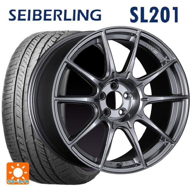 215/55R17 94V セイバーリング セイバーリング SL201(ブリヂストン工場生産） タナベ SSR GT X01 ダークシルバー 17-7J 国産車用 サマータイヤホイール4本セット｜タイヤホイール専門店コニシタイヤ