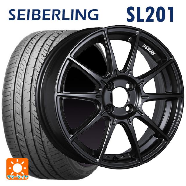 215/55R17 94V セイバーリング セイバーリング SL201(ブリヂストン工場生産) タナベ SSR GT X01 フラットブラック 17-7J 国産車用 サマータイヤホイール4本セット|タイヤホイール専門店コニシタイヤ