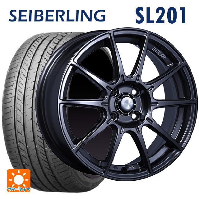195/55R15 85V セイバーリング セイバーリング SL201(ブリヂストン工場生産） タナベ SSR GT X01 R スペック ダークガンメタ 15-6J 国産車用 サマータイヤホイール4本セット｜タイヤホイール専門店コニシタイヤ