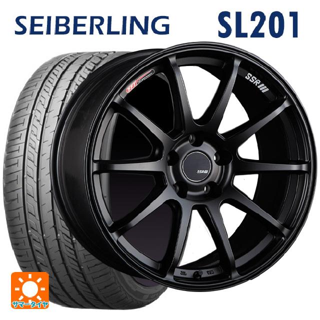 トヨタ GRヤリス(PA系)用 265/35R18 97W XL セイバーリング セイバーリング SL201(ブリヂストン工場生産） タナベ SSR GT V02 フラットブラック 新品サマータイヤホイール 4本セット｜タイヤホイール専門店コニシタイヤ