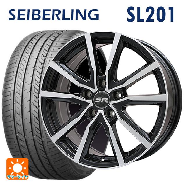 トヨタ GR86(ZN8)用 215/40R18 89W XL セイバーリング セイバーリング SL201(ブリヂストン工場生産） エンケイ パフォーマンスライン PF06 マシニングブラック 新品サマータイヤホイール 4本セット
