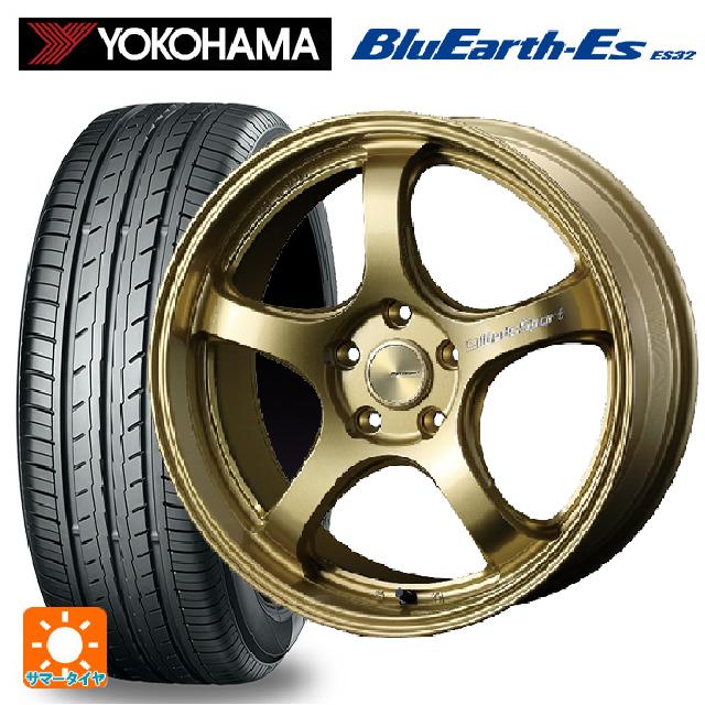 スバル レヴォーグ(VN系)用 245/40R18 93W ヨコハマ ブルーアースEs ES32 # ウェッズ ウェッズスポーツ RN05M Gold 新品サマータイヤホイール 4本セット|タイヤホイール専門店コニシタイヤ