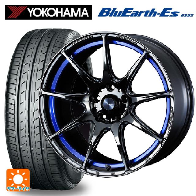 トヨタ GRヤリス(PA系)用 225/40R18 92W ヨコハマ ブルーアースEs ES32 ウェッズ ウェッズスポーツ SA99R BLC2 新品サマータイヤホイール 4本セット