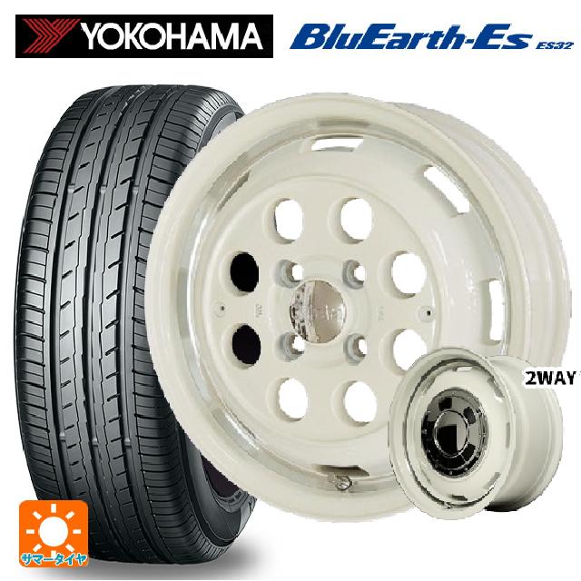 165/60R15 77H ヨコハマ ブルーアースEs ES32 # エムアイディー ガルシア シスコ オールドイングリュッシュホワイト+リムヴァーレイ 15-4.5J 国産車用 サマータイヤホイール4本セット|タイヤホイール専門店コニシタイヤ