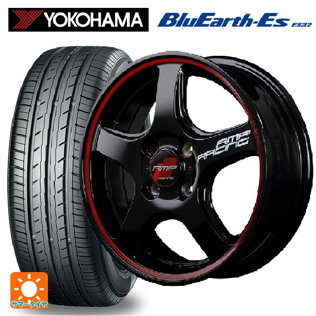 175/60R16 82H ヨコハマ ブルーアースEs ES32 エムアイディー MIDレーシング R50 ブラック/リムレッドライン 16-6J 国産車用 サマータイヤホイール4本セット