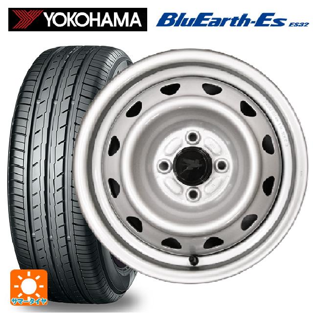 ダイハツ トール(M900系)用 165/65R14 79S ヨコハマ ブルーアースEs ES32 ウェッズ キャロウィン PC504S スチール(シルバー) 新品サマータイヤホイール 4本セット
