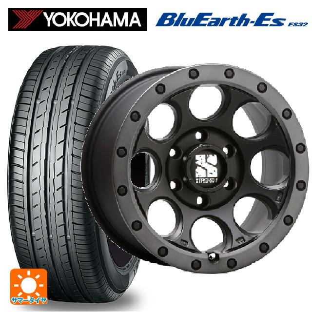 トヨタ ノア(90系)用 215/45R18 93W ヨコハマ ブルーアースEs ES32 エムエルジェイ エクストリームJ XJ03 Flat Black Smoke 新品サマータイヤホイール 4本セット