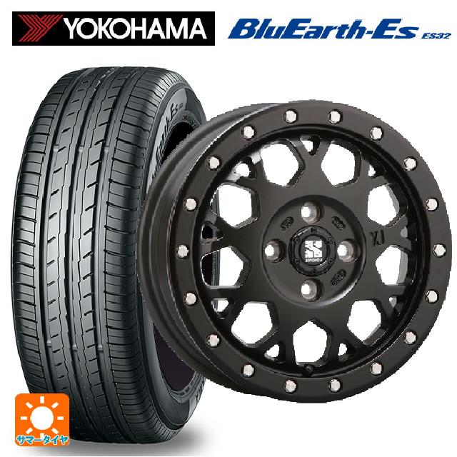 155/65R14 75S ヨコハマ ブルーアースEs ES32 エムエルジェイ エクストリームJ XJ04 Satin Black 14-4.5J 国産車用 サマータイヤホイール4本セット