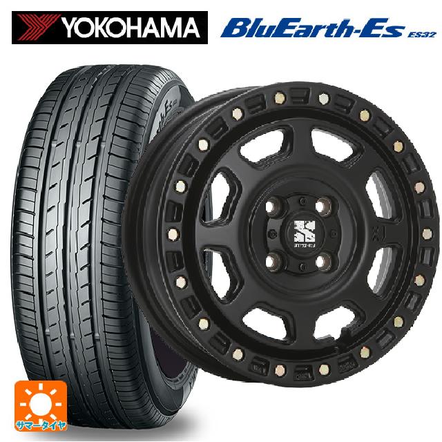 155/65R14 75S ヨコハマ ブルーアースEs ES32 エムエルジェイ エクストリームJ XJ07 Satin Black 14-4.5J 国産車用 サマータイヤホイール4本セット