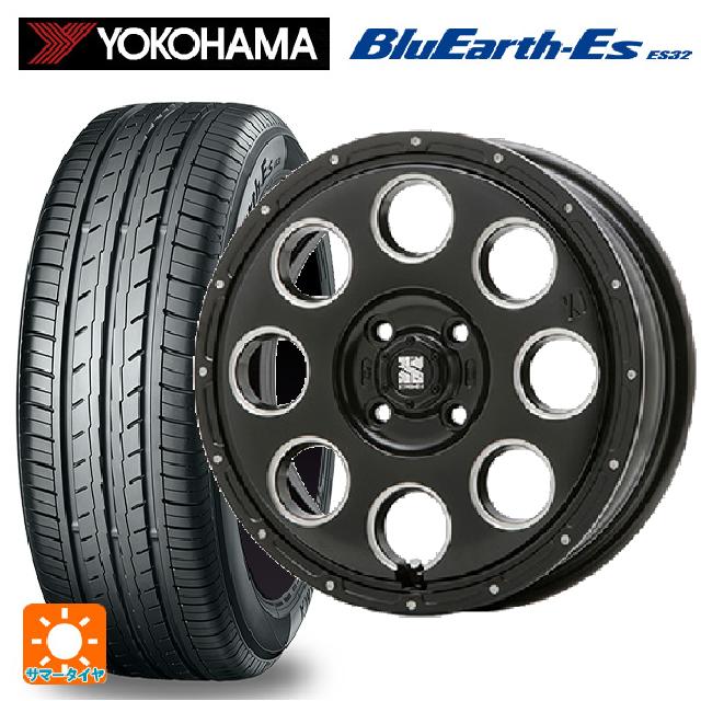 ミツビシ デリカミニ(FF車)(B3系)用 165/55R15 75V ヨコハマ ブルーアースEs ES32 エムエルジェイ エクストリームJ KK03 Black Milled 新品サマータイヤホイール 4本セット