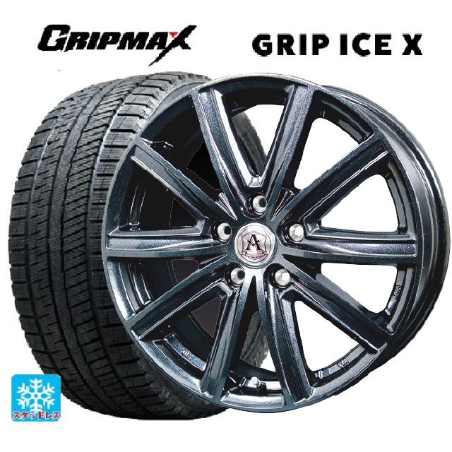 在庫有 ホンダ ZR-V(RZ4)用 215/60R17 96T グリップマックス グリップアイスX ブラックレター # テクノピア アフロディーテ MZ # ディープメタル 新品スタッドレスタイヤホイール 4本セット