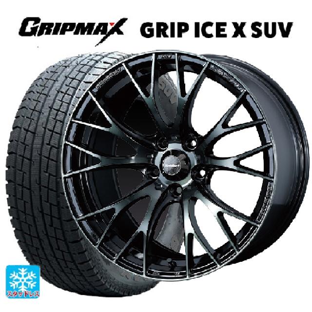 トヨタ アルファード(30系)用 215/65R16 98T グリップマックス グリップアイスX SUV ブラックレター ウェッズ ウェッズスポーツ SA20R WBC 新品スタッドレスタイヤホイール 4本セット