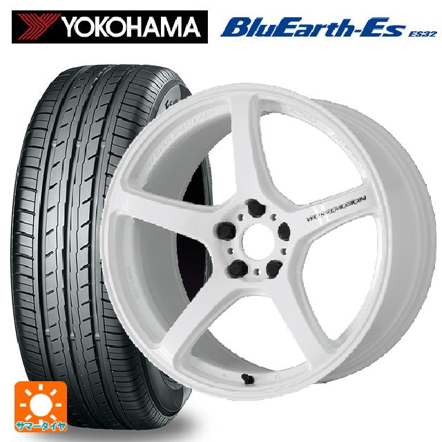 トヨタ GRカローラ(4BA-GZEA14H)用 265/35R18 93W ヨコハマ ブルーアースEs ES32 ワーク エモーション T5R ICW 新品サマータイヤホイール 4本セット