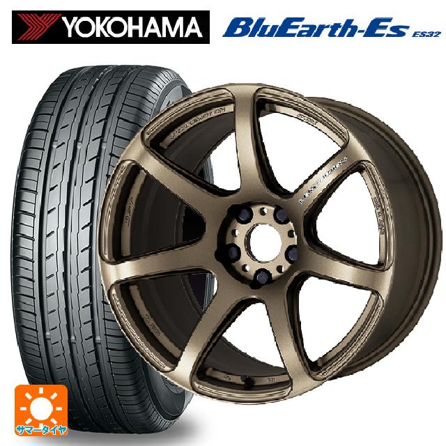 235/45R17 97V ヨコハマ ブルーアースEs ES32 ワーク エモーション T7R AHG 17-7J 国産車用 サマータイヤホイール4本セット