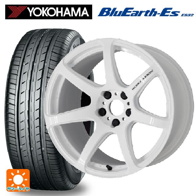 スバル フォレスター(SL系)用 225/55R18 98V ヨコハマ ブルーアースEs ES32 # ワーク エモーション T7R WHT 新品サマータイヤホイール 4本セット｜タイヤホイール専門店コニシタイヤ