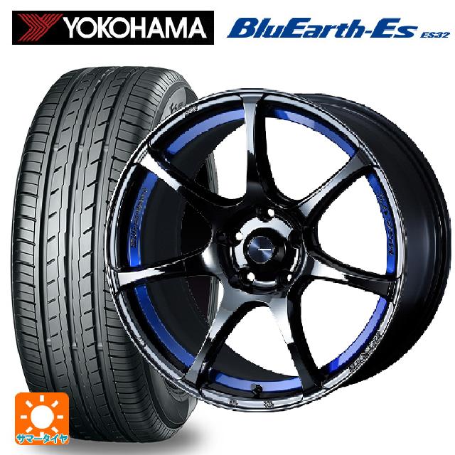 トヨタ GRヤリス(PA系)用 225/40R18 92W ヨコハマ ブルーアースEs ES32 ウェッズ ウェッズスポーツ SA75R BLC2 新品サマータイヤホイール 4本セット