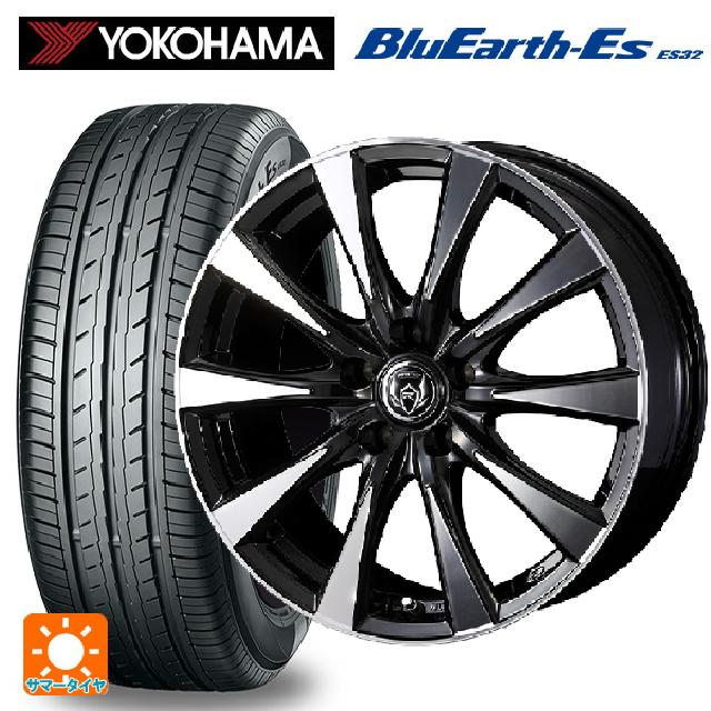 トヨタ カローラ スポーツ(210系)用 195/65R15 91S ヨコハマ ブルーアースEs ES32 ウェッズ ライツレー DI BKP 新品サマータイヤホイール 4本セット