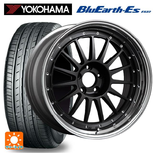 225/45R18 95W ヨコハマ ブルーアースEs ES32 # タナベ SSR プロフェッサー TF1 フラットブラック 18-7J 国産車用 サマータイヤホイール4本セット