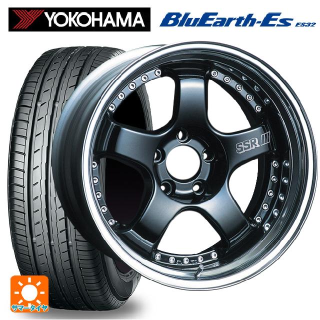 225/45R18 95W ヨコハマ ブルーアースEs ES32 # タナベ SSR プロフェッサー SP1 ブラック 18-7J 国産車用 サマータイヤホイール4本セット
